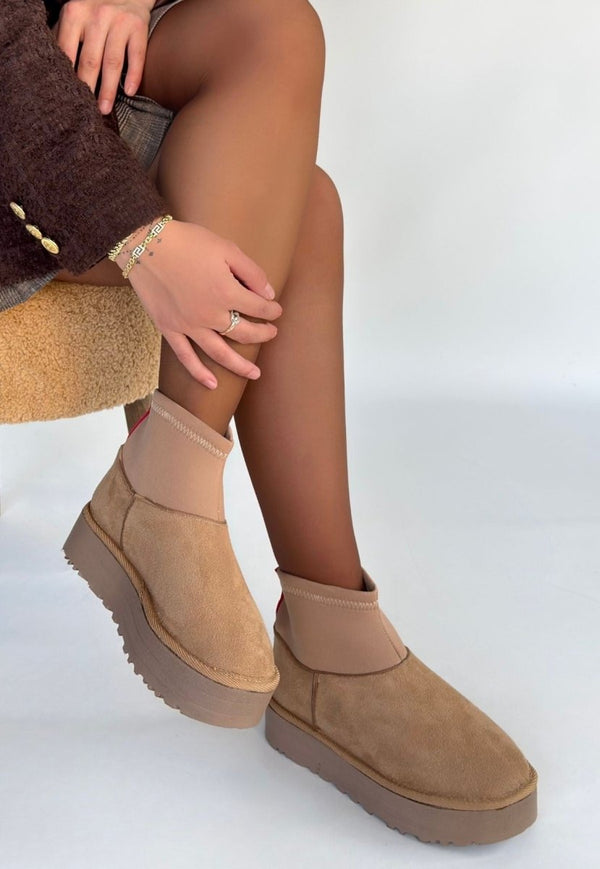 Scarpax Cuen Nude Süet Bot