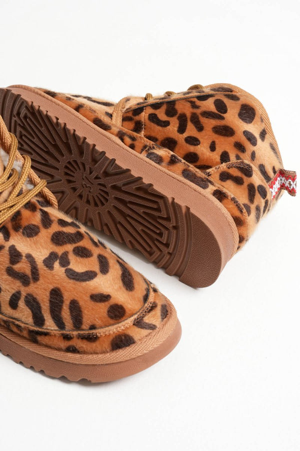 Scarpax Daria Kadın Kışlık Leopar Desen İçi Kürklü Bot