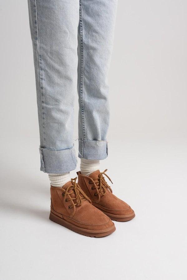 Scarpax Daria Kadın Kışlık Taba İçi Kürklü Bot