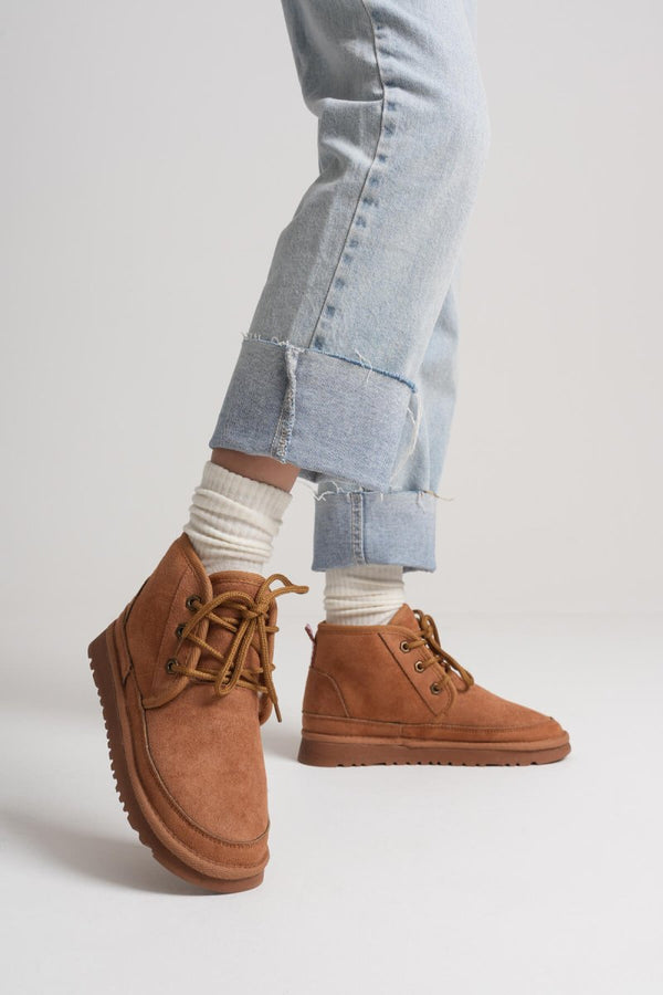 Scarpax Daria Kadın Kışlık Taba İçi Kürklü Bot