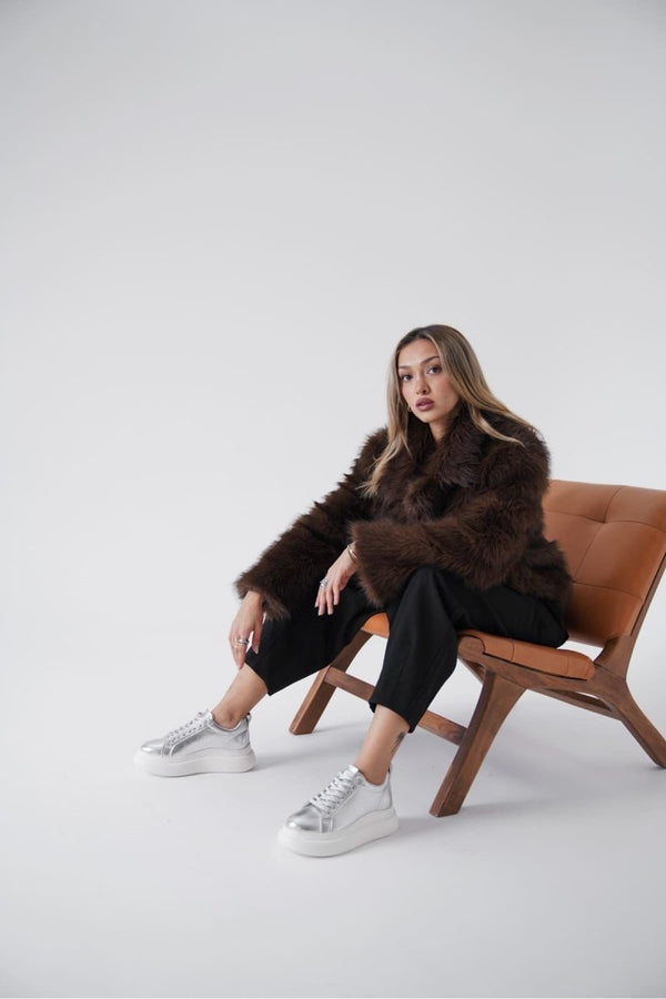 Scarpax Dina Gümüş Kadın Sneaker