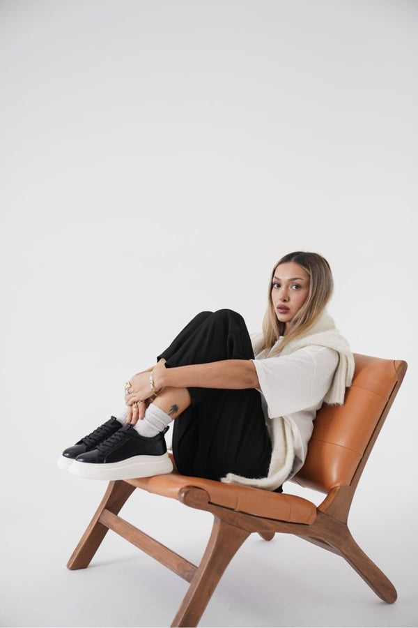 Scarpax Dina Kadın Siyah Sneaker