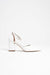 Scarpax Doren Beyaz Cilt Kadın Topuklu Ayakkabı