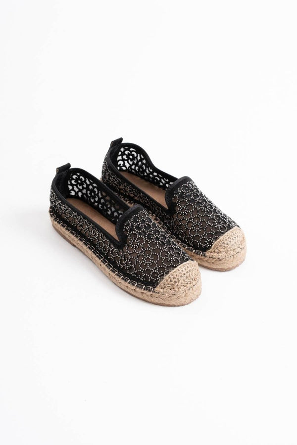 Scarpax Dune Kadın Siyah Espadril Ayakkabı