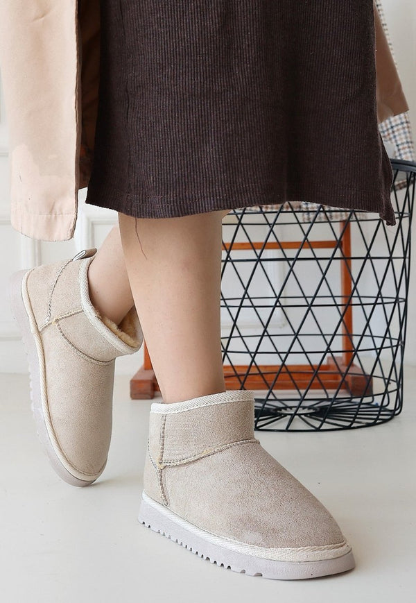 Scarpax Elsa Bej Süet Bot