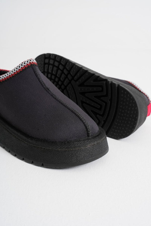 Scarpax Elsa Kadın Siyah Kışlık Kürklü Terlik