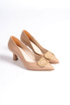 Scarpax Emery Kadın Nude Topuklu Ayakkabı