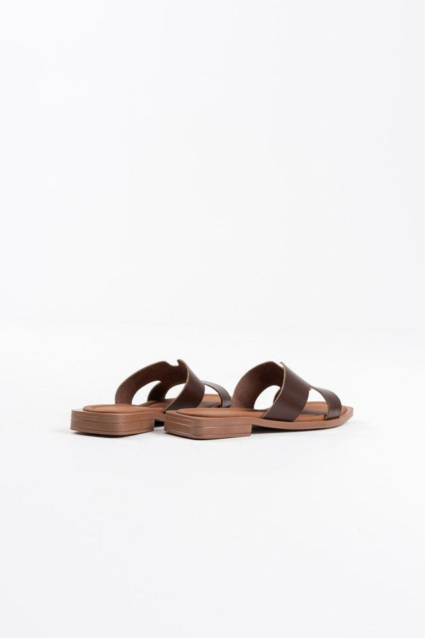 Scarpax Fergei Acı Kahve Hakiki Deri Terlik