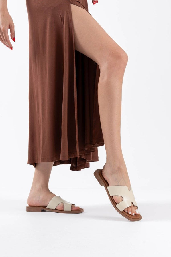 Scarpax Fergei Bej Hakiki Deri Terlik