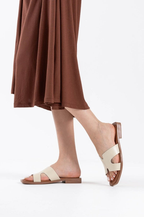 Scarpax Fergei Bej Hakiki Deri Terlik