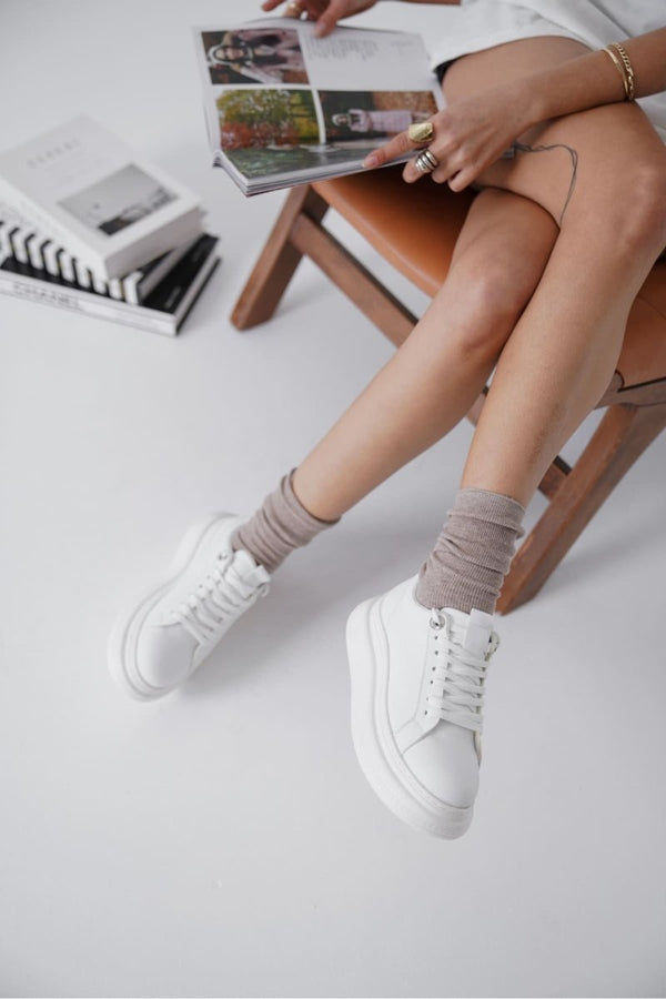 Scarpax Freya Beyaz Kadın Spor Ayakkabı