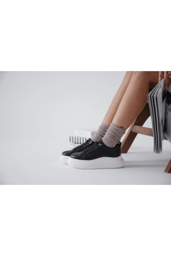 Scarpax Freya Siyah Kadın Spor Ayakkabı