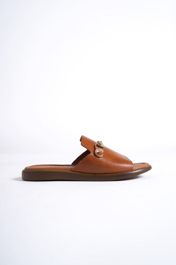 Scarpax George Taba Hakiki Deri Terlik