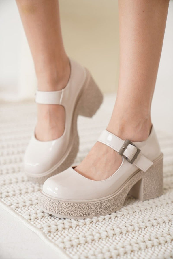 Scarpax Helen Kadın Bej Rugan Günlük Ayakkabı