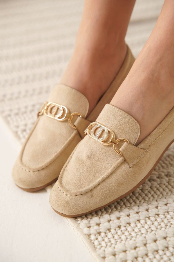 Scarpax Hera Kadın Süet Bej Günlük Ayakkabı