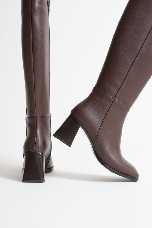 Scarpax Arden Kadın Acı Kahve Kışlık Çizme