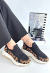 Scarpax Kendy Leopar Nubuk Spor Ayakkabı