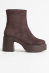 Scarpax Keti Kadın Acı Kahve Süet Topuklu Bot