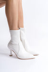 Scarpax Luna Kadın Streç Topuklu Beyaz Bot