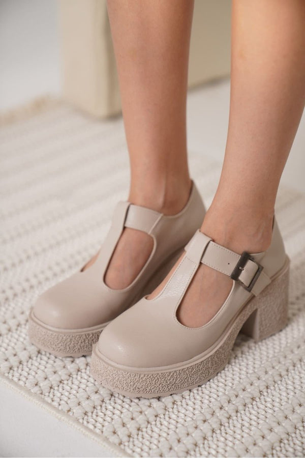 Scarpax Mathilda Kadın Bej Günlük Ayakkabı