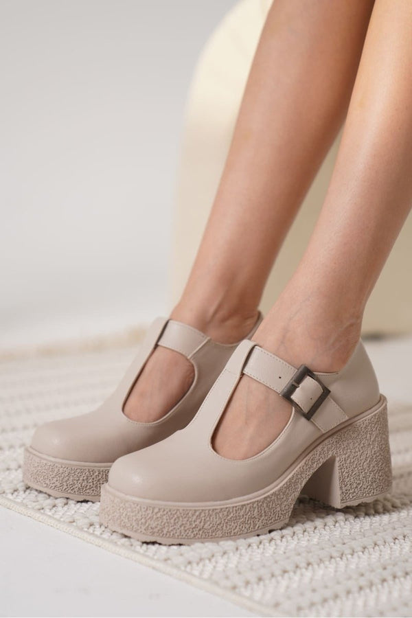 Scarpax Mathilda Kadın Bej Günlük Ayakkabı