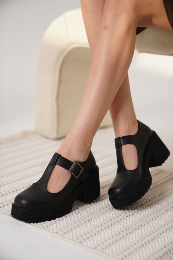 Scarpax Mathilda Kadın Siyah Günlük Ayakkabı