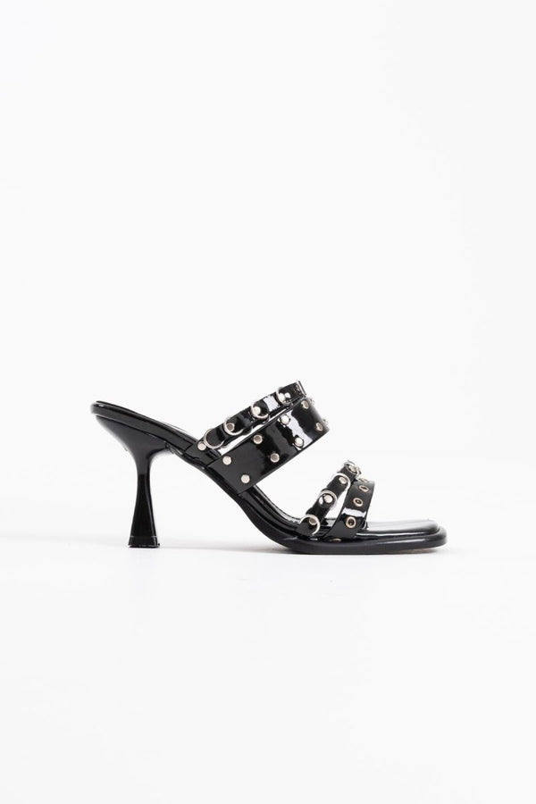 Scarpax Merlin Topuklu Kadın Siyah Terlik