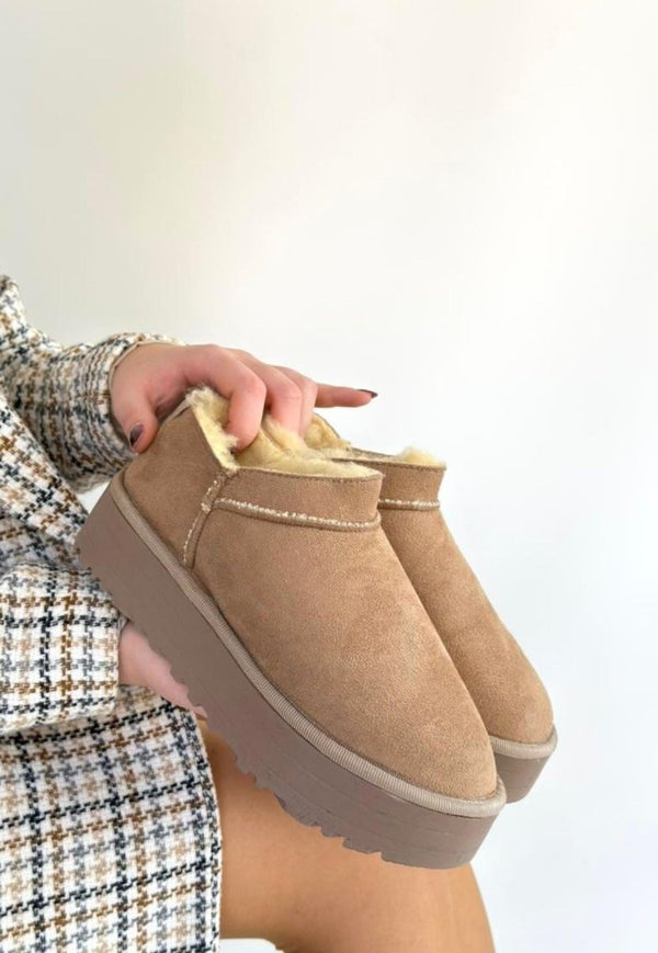 Scarpax Mitay Bej Süet Bot