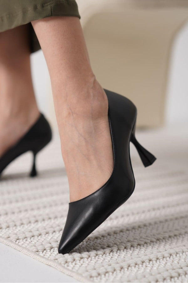 Scarpax Monica Mat Siyah Kadın Stiletto