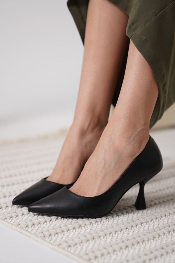 Scarpax Monica Mat Siyah Kadın Stiletto