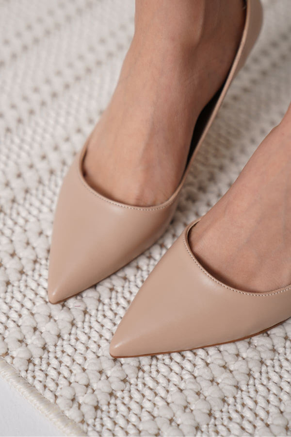 Scarpax Monica Nude Cilt Kadın Stiletto - SCARPAX