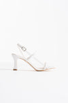 Scarpax Monya Kadın Beyaz Topuklu Sandalet