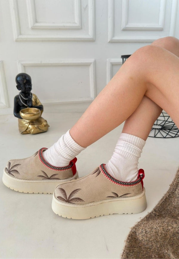 Scarpax Mucy Bej Süet Bot