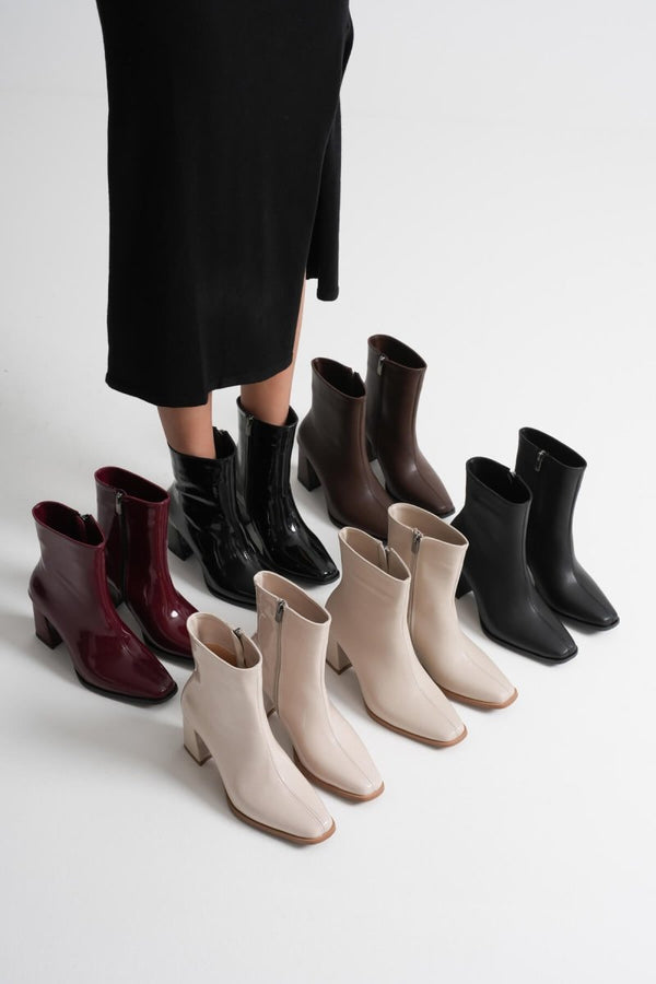 Scarpax Muso Kadın Acı Kahve Topuklu Bot