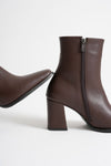 Scarpax Muso Kadın Acı Kahve Topuklu Bot