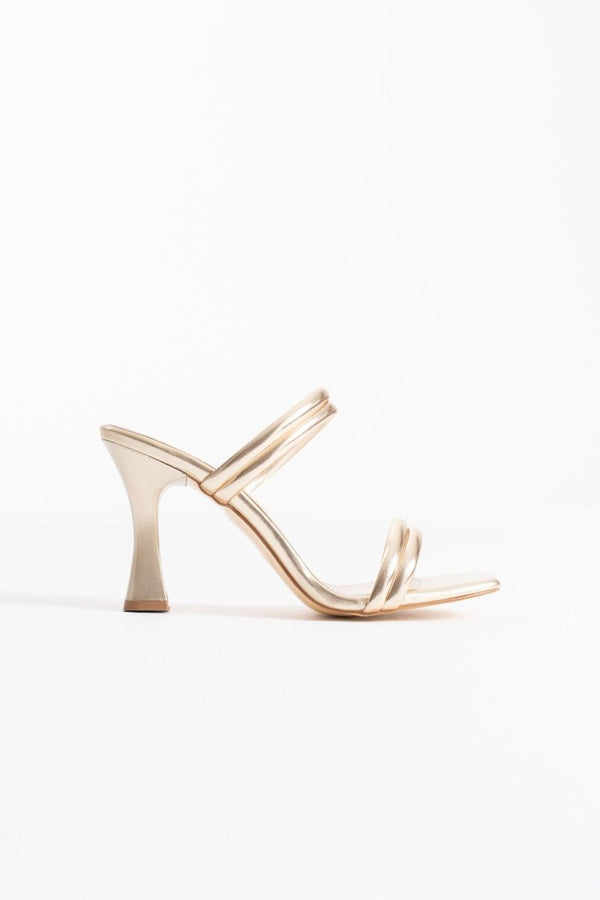 Scarpax Petra Kadın Altın Topuklu Terlik