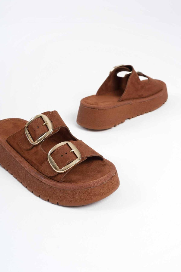 Scarpax Place Taba Cilt Terlik