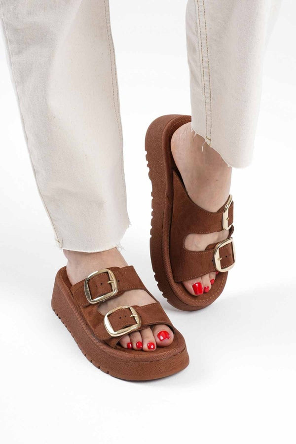 Scarpax Place Taba Cilt Terlik