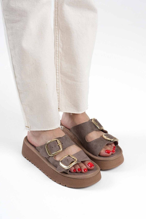 Scarpax Place Vizon Cilt Terlik