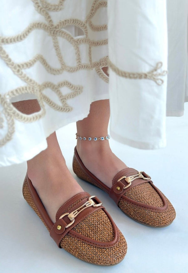 Scarpax Rain Taba Cilt Babet Ayakkabı