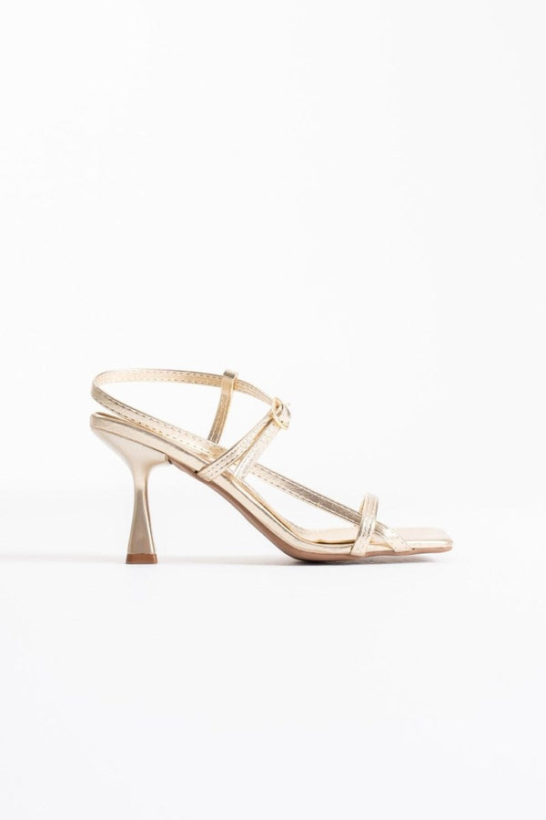 Scarpax Rossie Kadın Altın Topuklu Sandalet