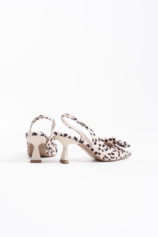 Scarpax Serra Leopar Kadın Topuklu Ayakkabı