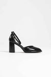 Scarpax Theresa Siyah Rugan Kadın Topuklu Ayakkabı