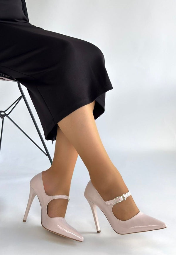 Scarpax Tiej Bej Rugan Stiletto Ayakkabı