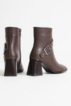 Scarpax Vera Kadın Acı Kahve Topuklu Bot