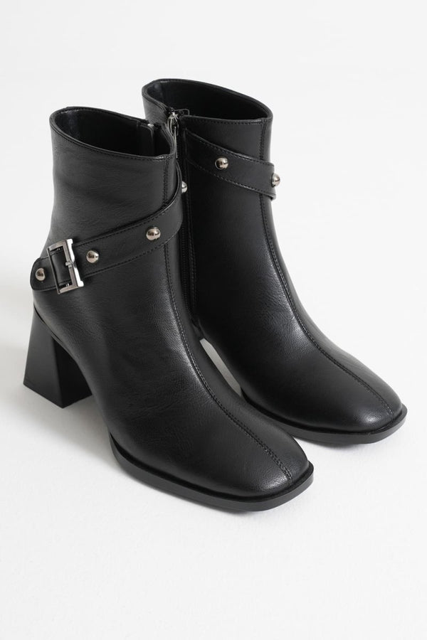 Scarpax Vera Kadın Siyah Topuklu Bot