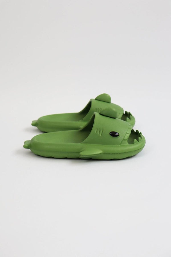 Scarpax WG500 Köpekbalığı Haki Unisex Tam Ortopedik Terlik Shark Slides