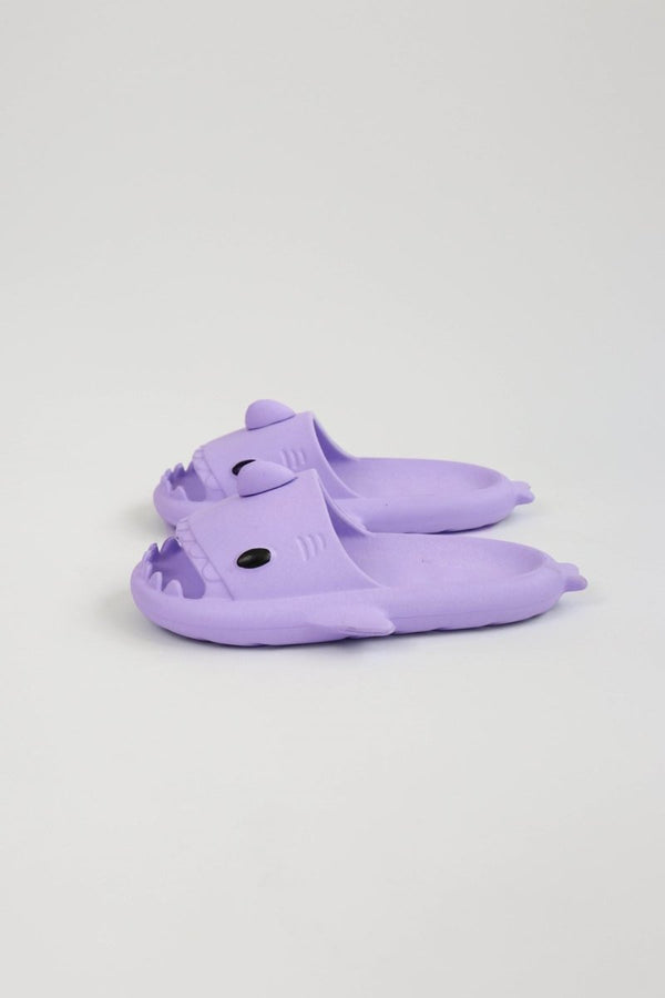 Scarpax WG500 Köpekbalığı Mor Unisex Tam Ortopedik Terlik Shark Slides