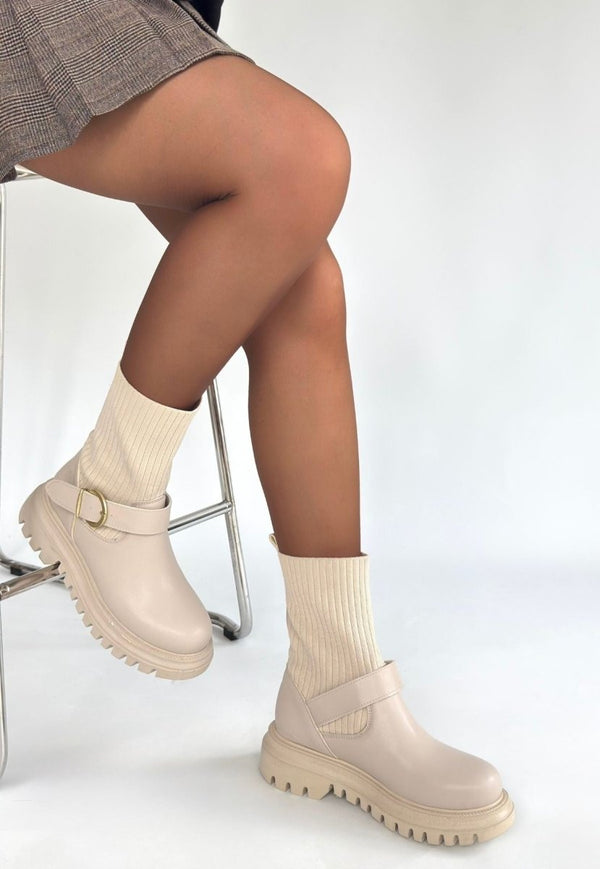 Scarpax Zerta Bej Rugan Streçli Bot