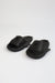 Scarpax 100% Vegan Siyah Unisex Tam Ortopedik Terlik - 3 Cm Topuk Boyu - SCARPAX